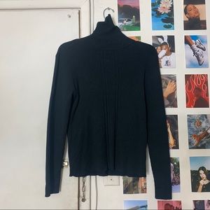 black turtleneck
